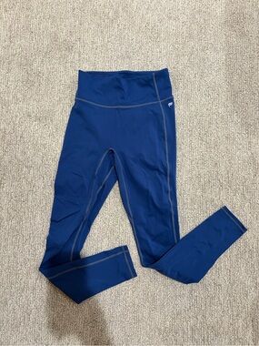 Fabletics Girls' Royal Blue High-Waist Performance Leggings